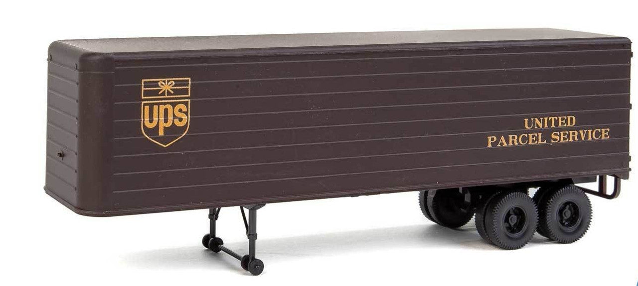 Walthers 949-2428 HO United Parcel Service 35' Fluted-Side Trailer (Set of 2)