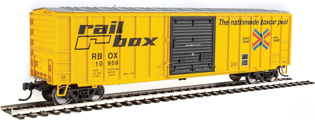Walthers 910-1819 HO Railbox 50' ACF Exterior Post Boxcar #10959