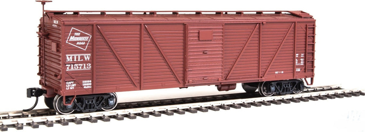 Walthers 910-40561 HO Milwaukee 40' Single-Sheathed Composite ARA Boxcar #715713
