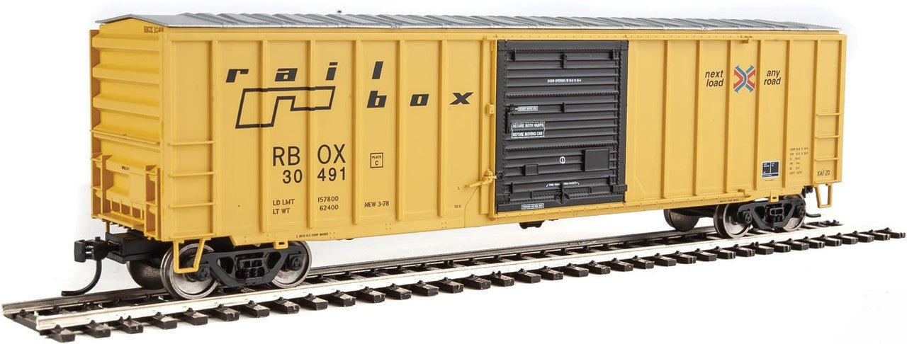 Walthers 910-1823 HO Railbox 50' ACF Exterior Post Boxcar #30491