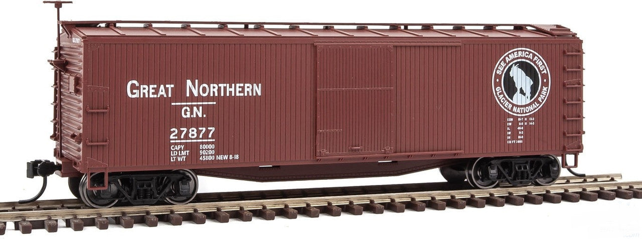 Walthers 910-40162 HO Great Northern 40' USRA Ready To Run Wood Boxcar #24877