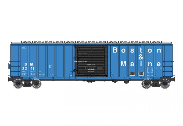 Walthers 910-1800 HO Boston & Maine 50' ACF Exterior Post Boxcar #3241