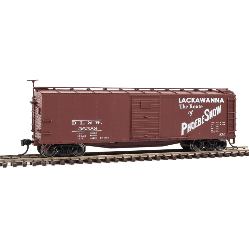 Walthers 910-40820 HO Delaware,Lackawanna & Western 40' Rebuilt Boxcar # 36388