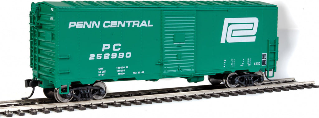 Walthers 910-1169 HO Penn Central 40' AAR Modernized 1948 Boxcar #252990