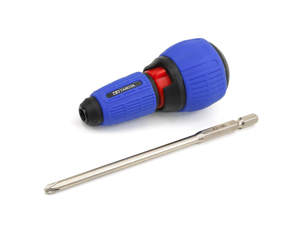Tamiya 74152 Ratcheting Screwdriver PRO w/(+) Bit/L