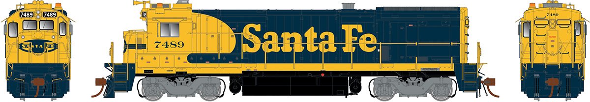 Rapido Trains 18505 HO Santa Fe GE B36-7 Diesel Locomotive DC/DCC/Sound #7499