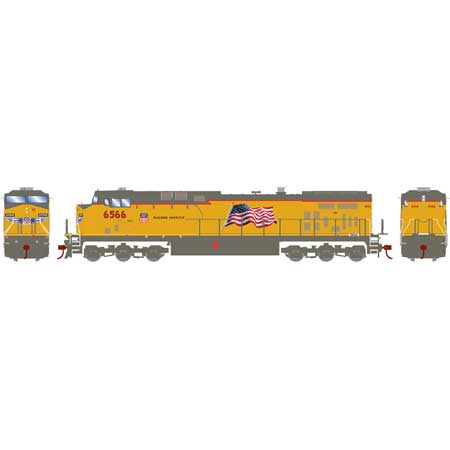 Roundhouse 77714 HO Union Pacific/Flag Repaint AC4400CW Diesel Locomotive #6566