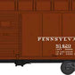 Bowser 42357 HO Pennsylvania X31f Turtle Roof Box Car Ready-To-Run #81503