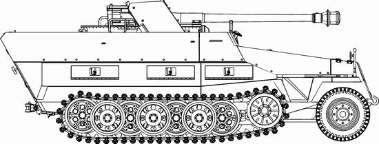 Dragon 7351 1:72 Sd.Kfz. 251/22 Ausf.D w/7.5cm PaK 40 Military Vehicle Model Kit