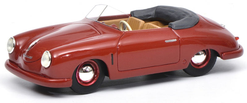 Schuco 450879600 1:43 Dark Red Porsche 356 Gmund Cabriolet