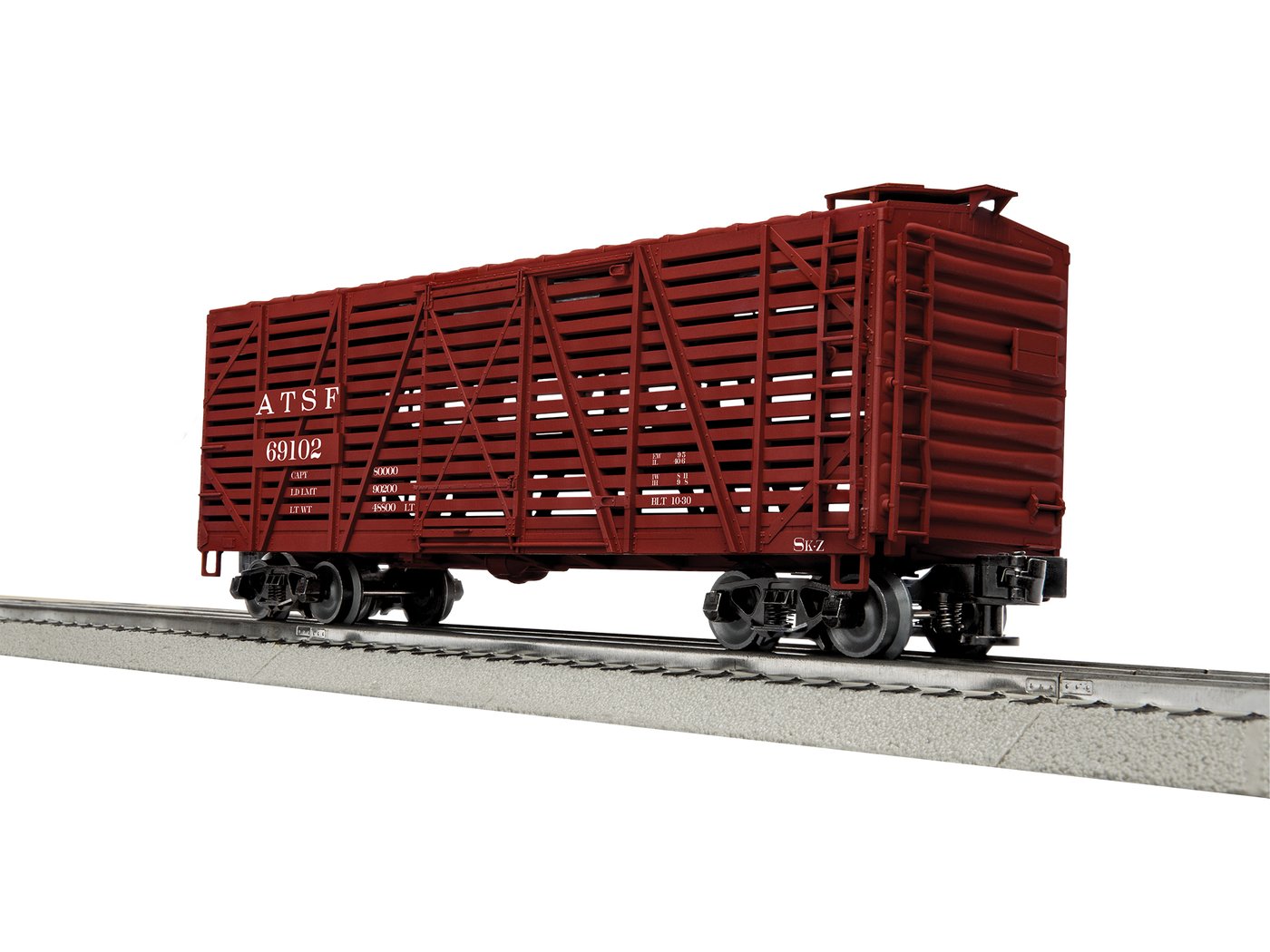 Lionel 3-17250 O Santa Fe Lionscale Stock Car (Pack of 6)