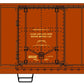 Accurail 8526 HO Black Hills Packing 40' Steel Refrigerator Car # 72733 Kit