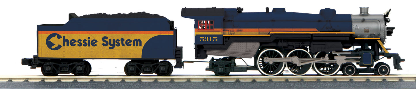 MTH 30-1825-1 O Chessie 4-6-2 Imperial Pacific Steam Locomotive #5315 w/ PS3