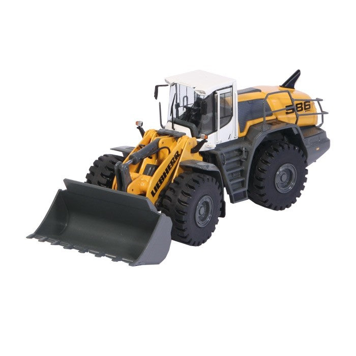 NZG 1006 1:50 Scale Yellow Liebherr L586 4 Wheel Loader Die-Cast Metal