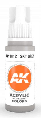 AK Interactive 11012 Sky Grey Standard Acrylic Paint - 17 ml Bottle