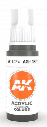 AK Interactive 11024 Ash Grey Standard Acrylic Paint - 17 ml Bottle