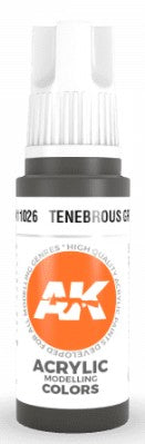 AK Interactive 11026 Tenebrous Grey Standard Acrylic Paint - 17 ml Bottle