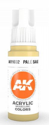 AK Interactive 11032 Pale Sand Standard Acrylic Paint - 17 ml Bottle
