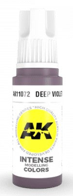 AK Interactive 11072 Deep Violet Standard Acrylic Paint - 17 ml Bottle