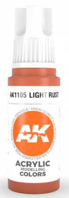 AK Interactive 11105 Light Rust Standard Acrylic Paint 17ml Bottle
