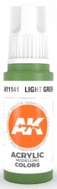 AK Interactive 11141 Light Green Standard Acrylic Paint - 17 ml Bottle