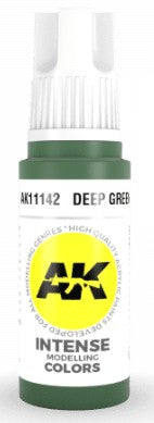 AK Interactive 11142 Deep Green Standard Acrylic Paint - 17 ml Bottle