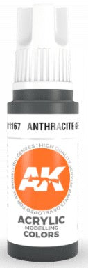 AK Interactive 11167 Anthracite Grey Standard Acrylic Paint 17ml Bottle