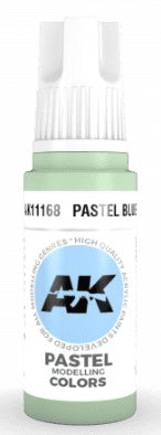 AK Interactive 11168 Pastel Blue Standard Acrylic Paint - 17 ml Bottle