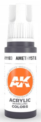 AK Interactive 11183 Amethyst Blue Standard Acrylic Paint - 17 ml Bottle