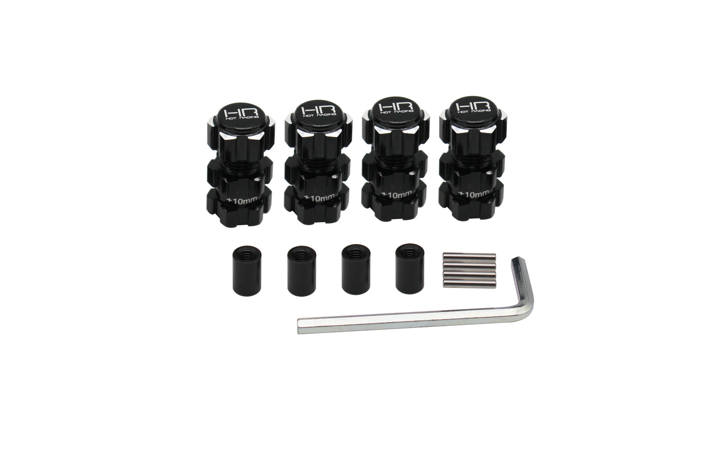 Hot Racing TFF17XT01 Aluminum 17mm Hex Hubs 10mm Offset for 1:10 ARRMA 4S BLX