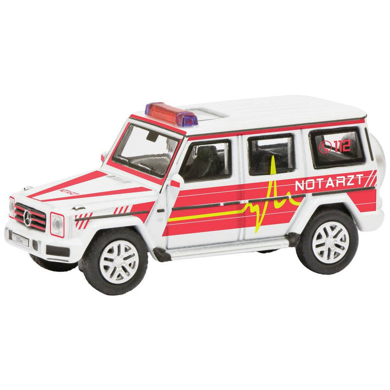 Schuco 452674200 1:87 Mercedes Benz G "Emergency Doctor" Car Diecast Model