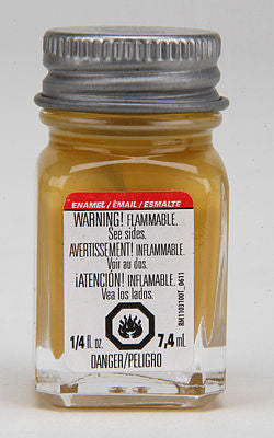 Testors 1119TT Honey Gloss Enamel Paint - 1/4 oz. Bottle
