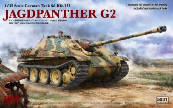 Rye Field Models 5031 1:35 Sd.Kfz.173 Jagdpanther G2 German Tank Model Kit