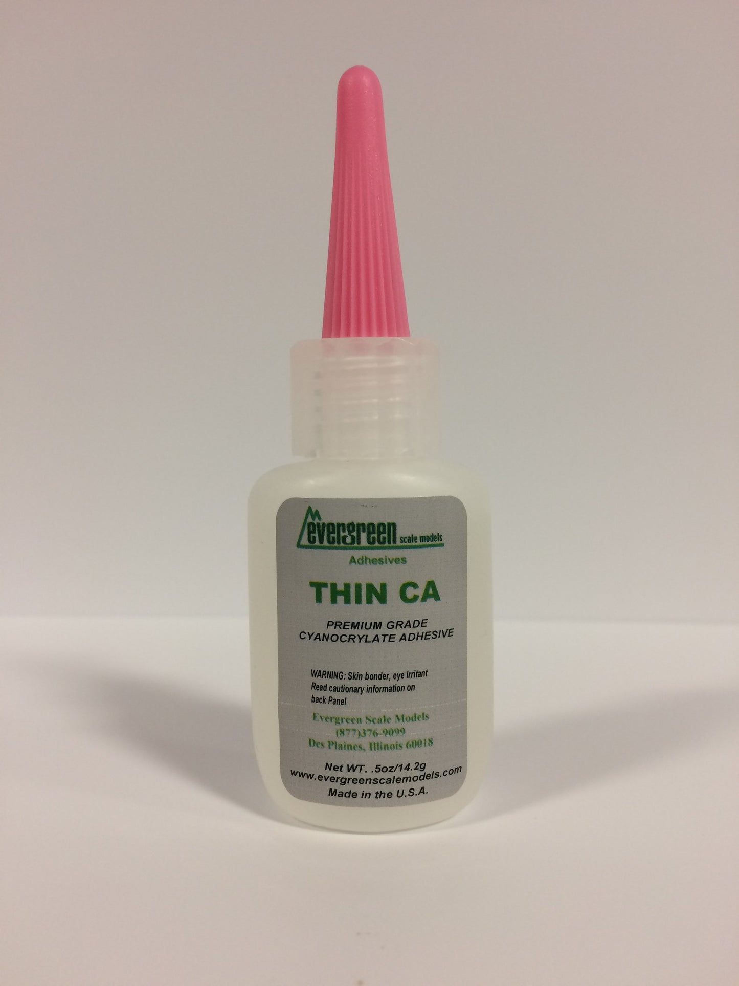 Evergreen Scale Models 61 Thin CA Adhesive - 1/2 oz. Bottle