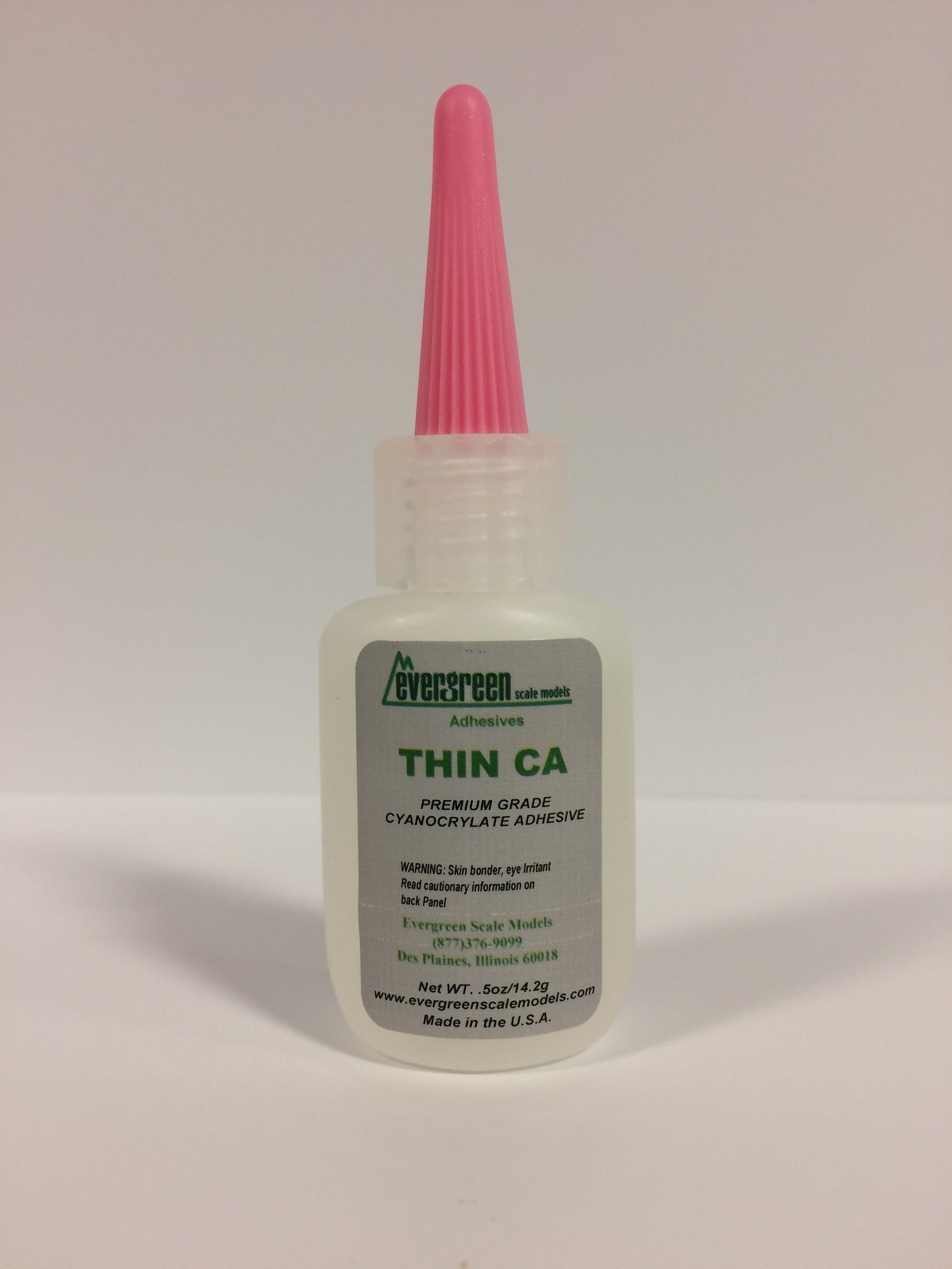 Evergreen Scale Models 61 Thin CA Adhesive - 1/2 oz. Bottle
