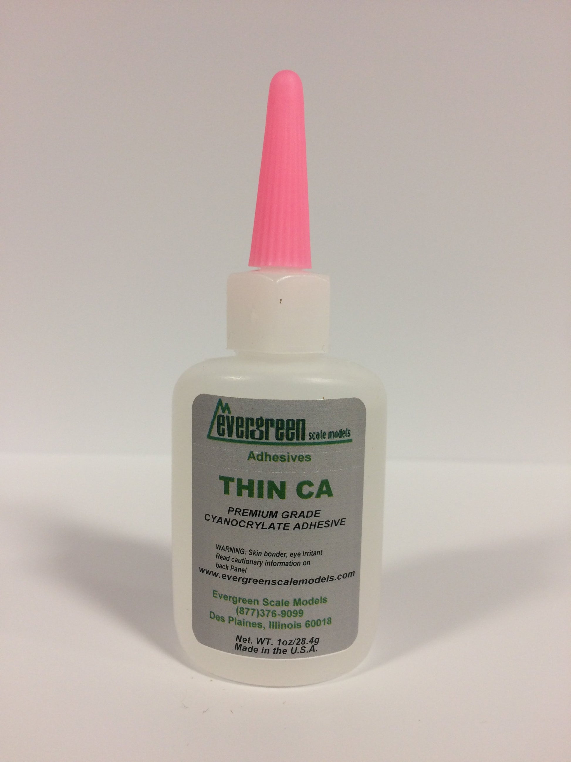 Evergreen Scale Models 64 Thin CA Adhesive - 1 oz. Bottle