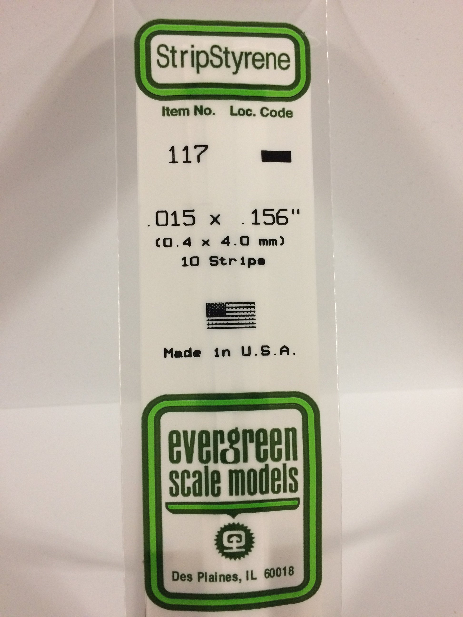 Evergreen Scale Models 117 .015