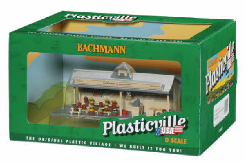 Bachmann 45314 O Plasticville Built-Up Roadside Fruit & Vegetable Stand Building