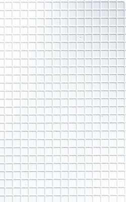 Plastruct 91542 12" x 3/16" x 7" Square Tile Sheet (Pack of 2)