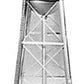 Plastruct 1028 HO 4" x 4" x 13" Cone Roof Water Tank Tower Kit