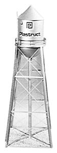 Plastruct 1028 HO 4" x 4" x 13" Cone Roof Water Tank Tower Kit