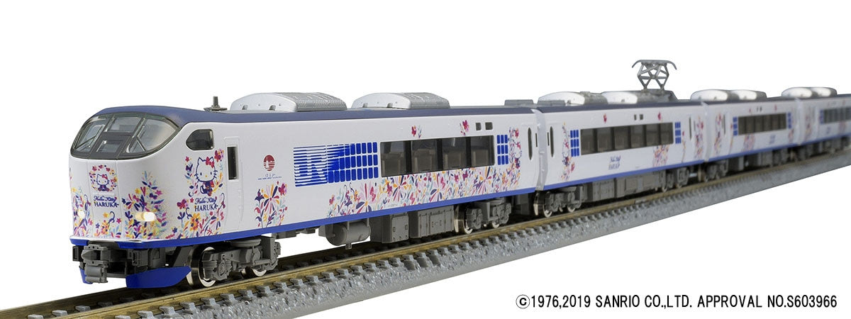 TomyTec 986744 N Hello Kitty Haruka Butterfly JR Series 281 Cars (Set of 6)