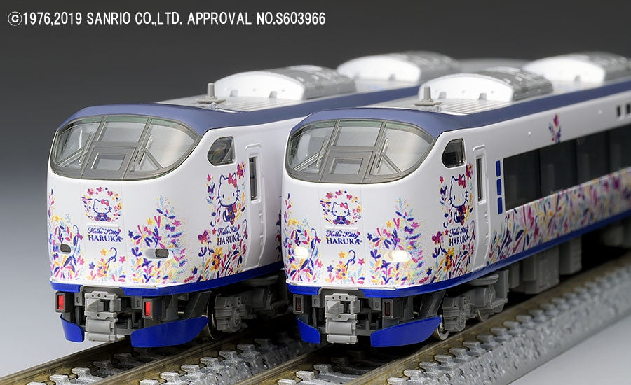 TomyTec 986744 N Hello Kitty Haruka Butterfly JR Series 281 Cars (Set of 6)