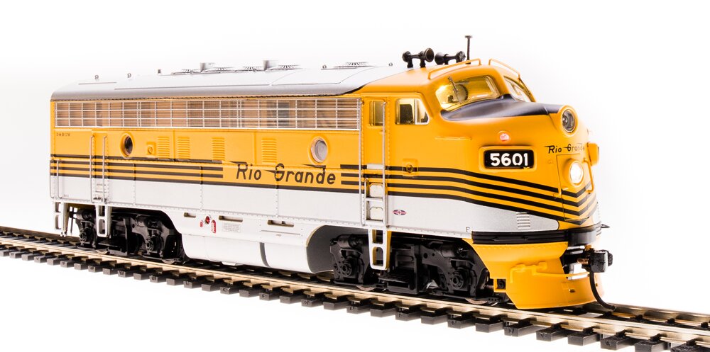 Broadway Limited 4854 HO Scale DRGW F7A Diesel Locomotive #5604 w/Sound & DCC