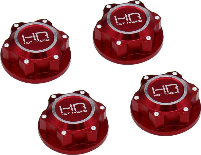 Hot Racing AFE10M02 1:5 Arrma Serrated Dirt Shield Wheel Nuts