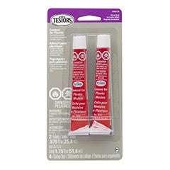 Testors 290278 Plastic Cement - (Card of 2)