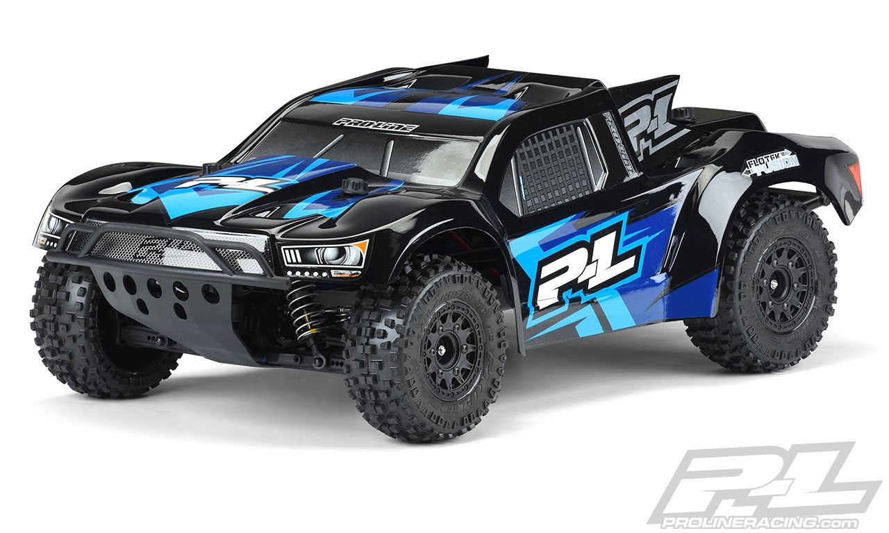 Pro-Line Racing 345818 1:10 Black Pre-Cut Flo-Tek Fusion Tough-Color SC Body