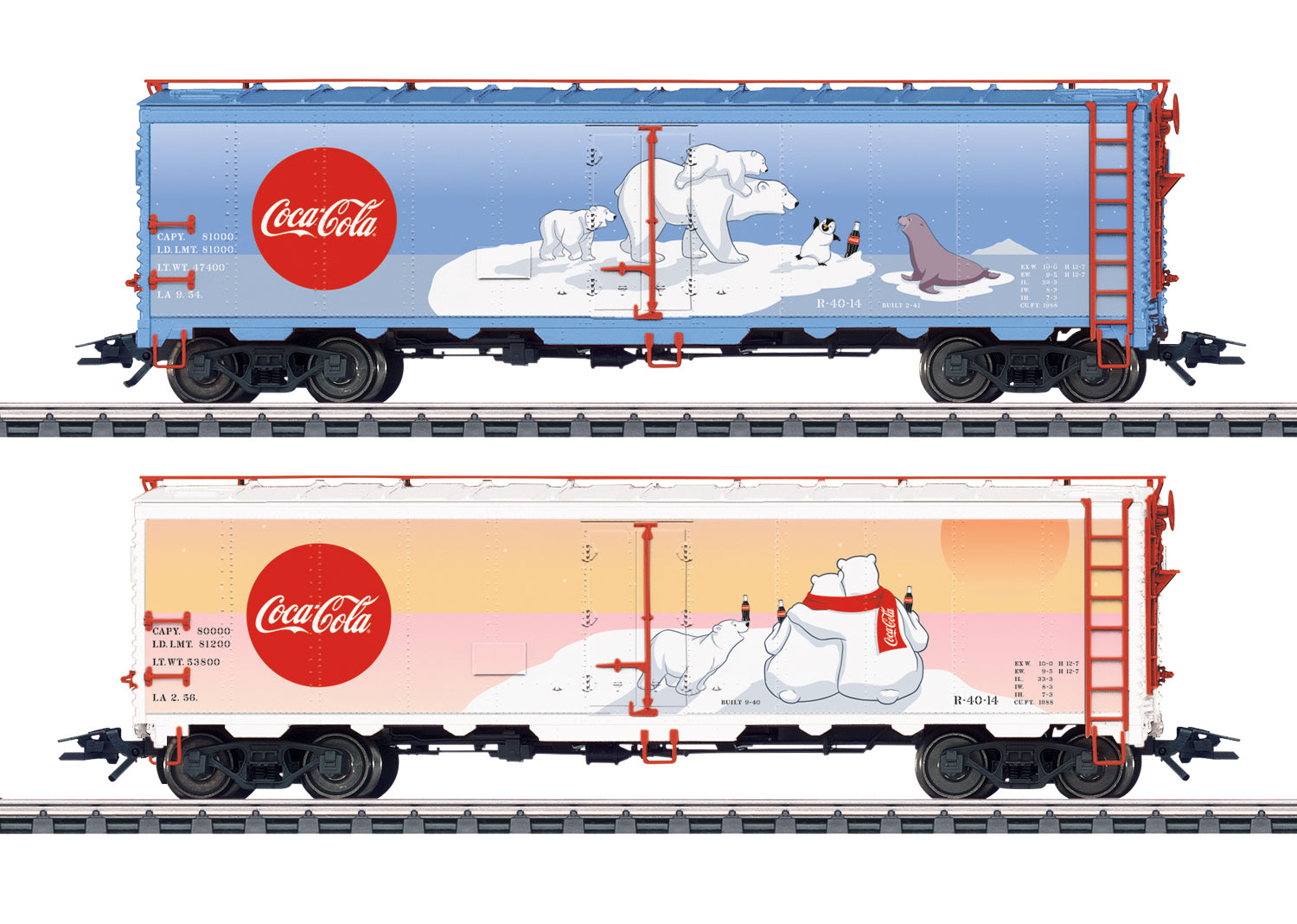 Marklin 45687 HO Coca-Cola American Reefer Car (Set of 2)