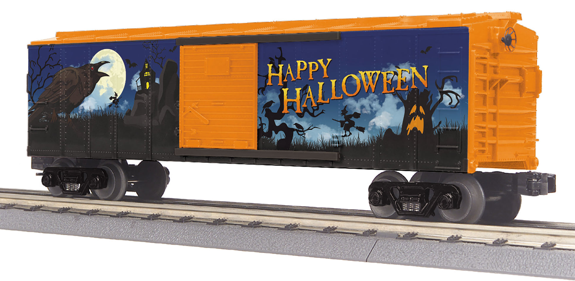 MTH 30-71020 O Gauge Halloween Boxcar LN/Box