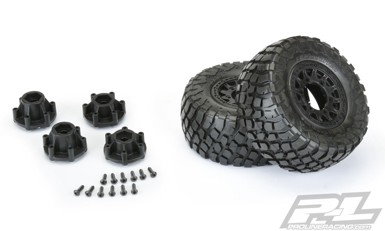 Pro-Line Racing 10123-10 BFG Baja T/A KR2 Tires with Raid Wheels (Pack of 2)